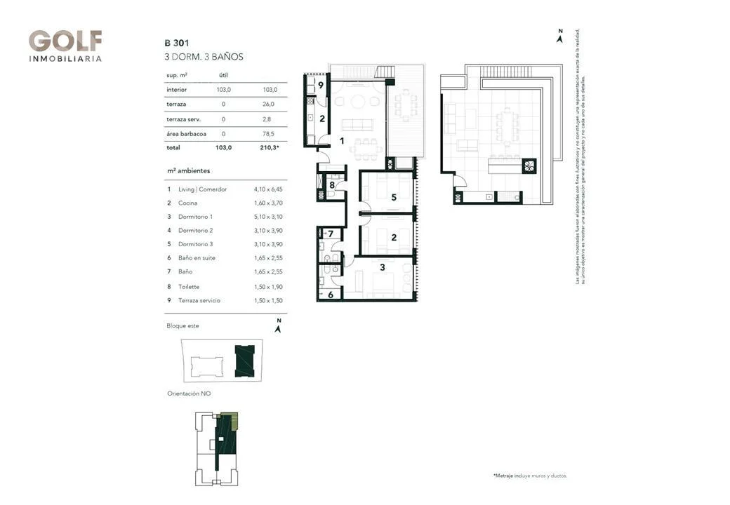 Apartamento en Parques Barrio Jardín, propiedad 222565 -Imagen 9