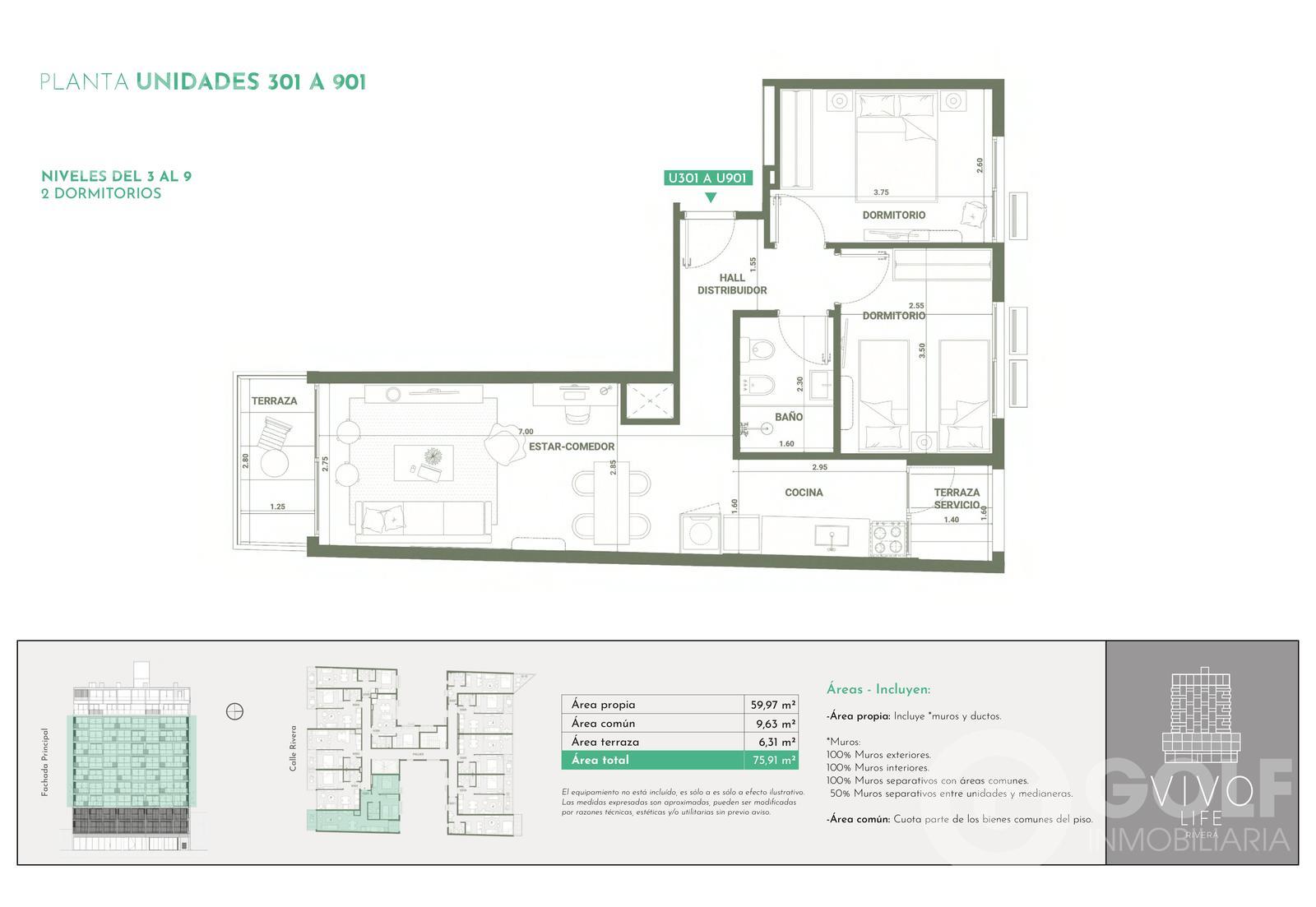 Apartamento en Cordón, propiedad 272743 -Imagen 4