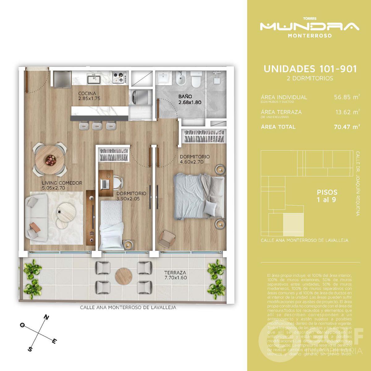 Apartamento en Cordón, propiedad 273054 -Imagen 3