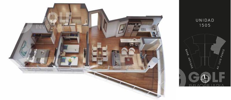 Apartamento en Pocitos, propiedad 273195 -Imagen 2