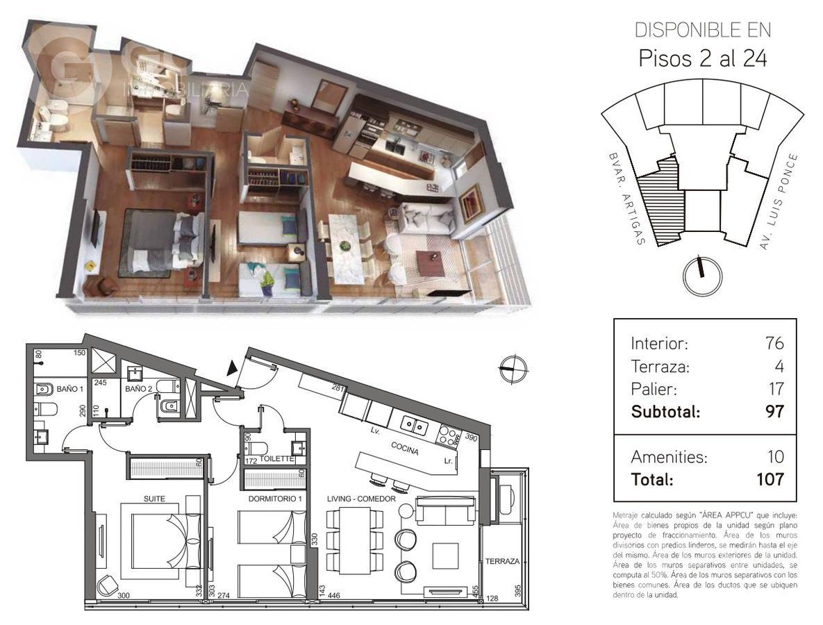 Apartamento en Pocitos, propiedad 273197 -Imagen 19