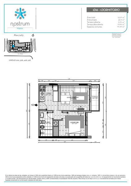 Apartamento en Malvín, propiedad 273238 -Imagen 2