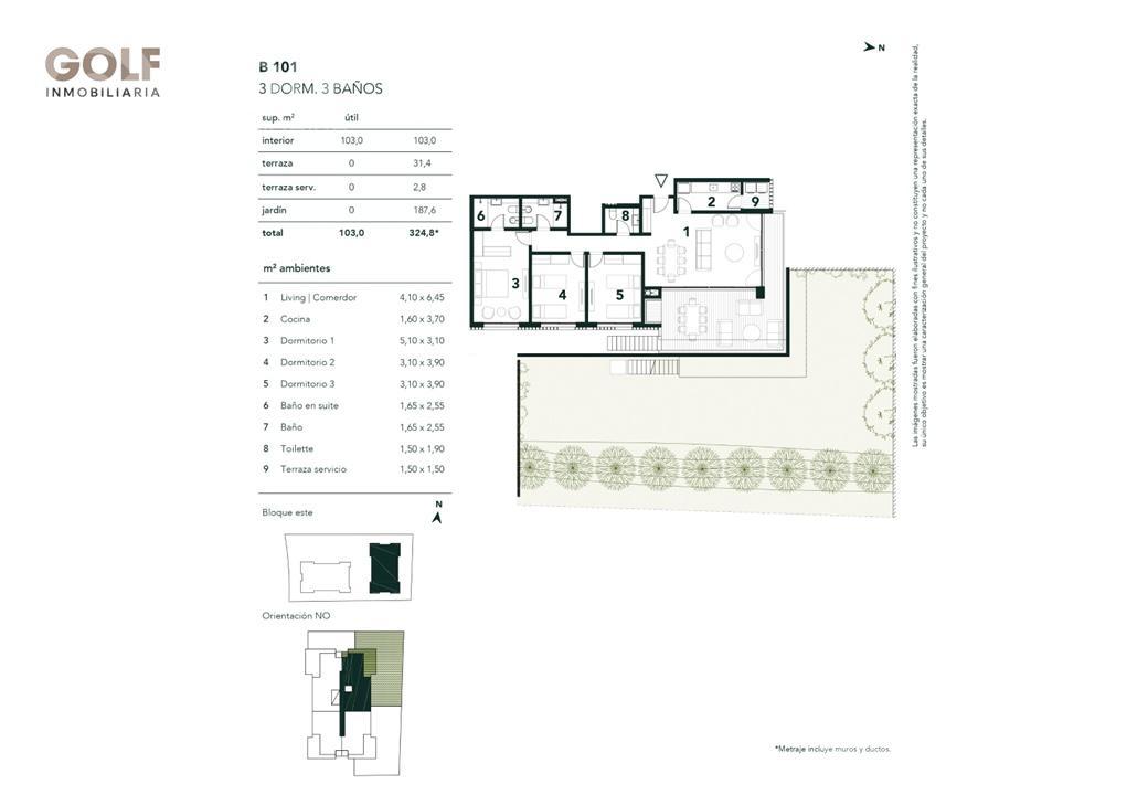 Apartamento en Parques Barrio Jardín, propiedad 273352 -Imagen 6