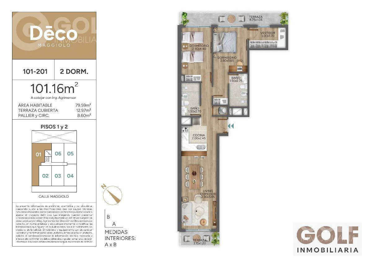 Apartamento en Parque Rodó, propiedad 294085 -Imagen 4