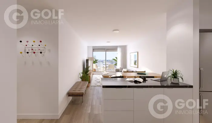 Venta apartamento de 2 dormitorios con terraza en Tres Cruces