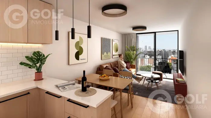 Venta de apartamento de 1 dormitorio en Cordón Sur