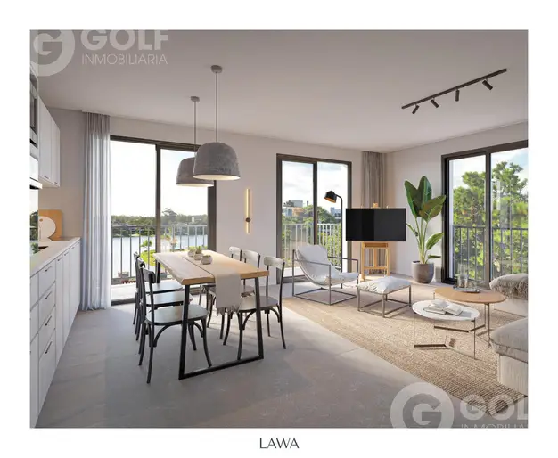 Venta de apartamento 1 dormitorio con terraza en Carrasco Este LAWA