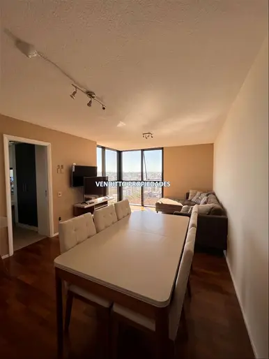 Apartamento Amoblado en Piso Alto con Vista 3 dorm, suite, gge