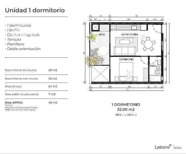 Apartamento en Las Grutas, propiedad 100801 -Imagen 5