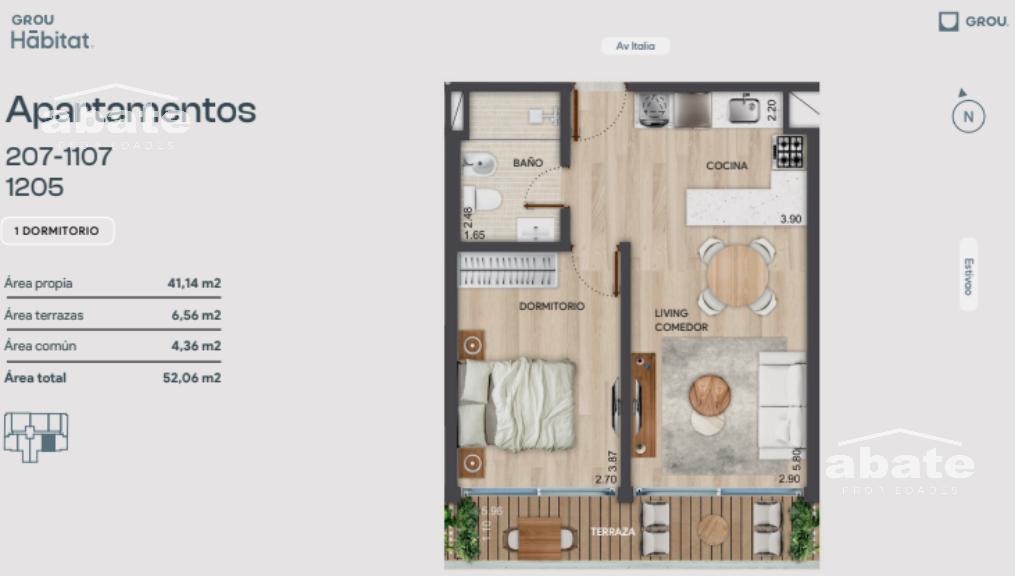 Apartamento en Parque Batlle, propiedad 272050 -Imagen 9