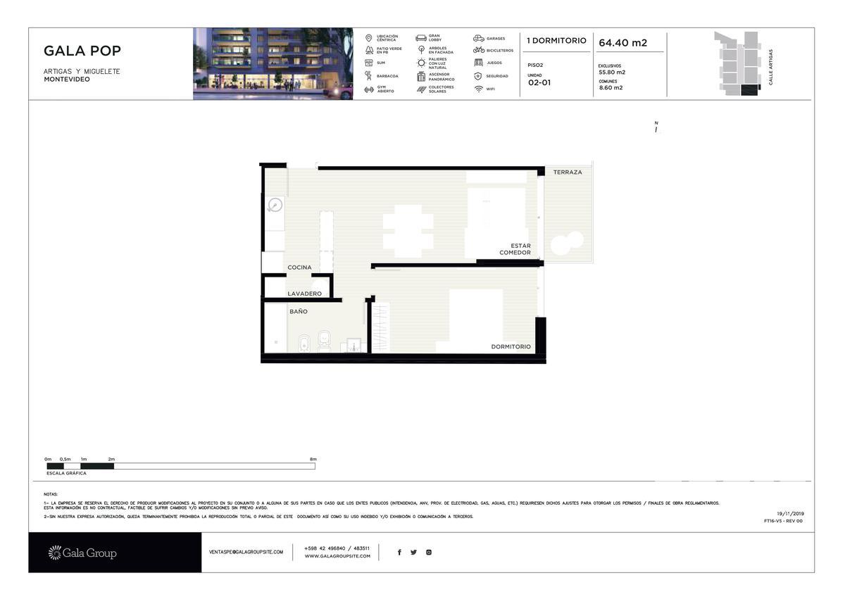Apartamento en Tres Cruces, propiedad 272451 -Imagen 20