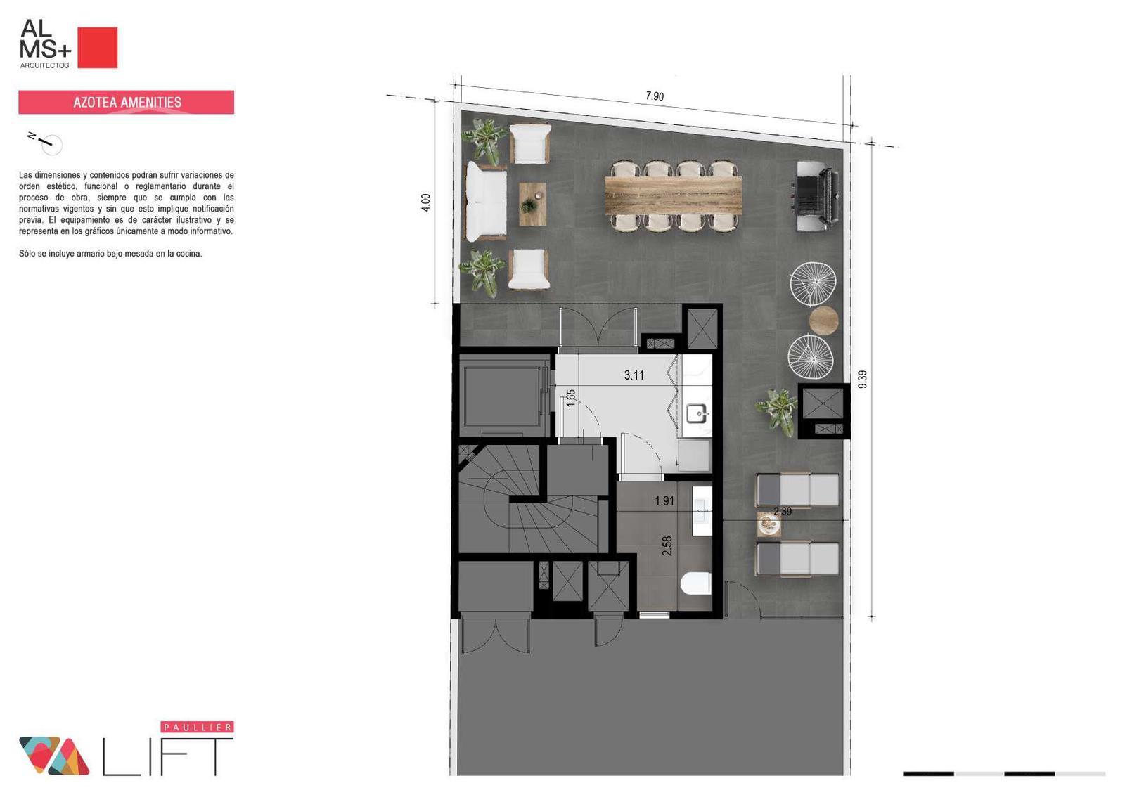 Apartamento en Tres Cruces, propiedad 272745 -Imagen 3