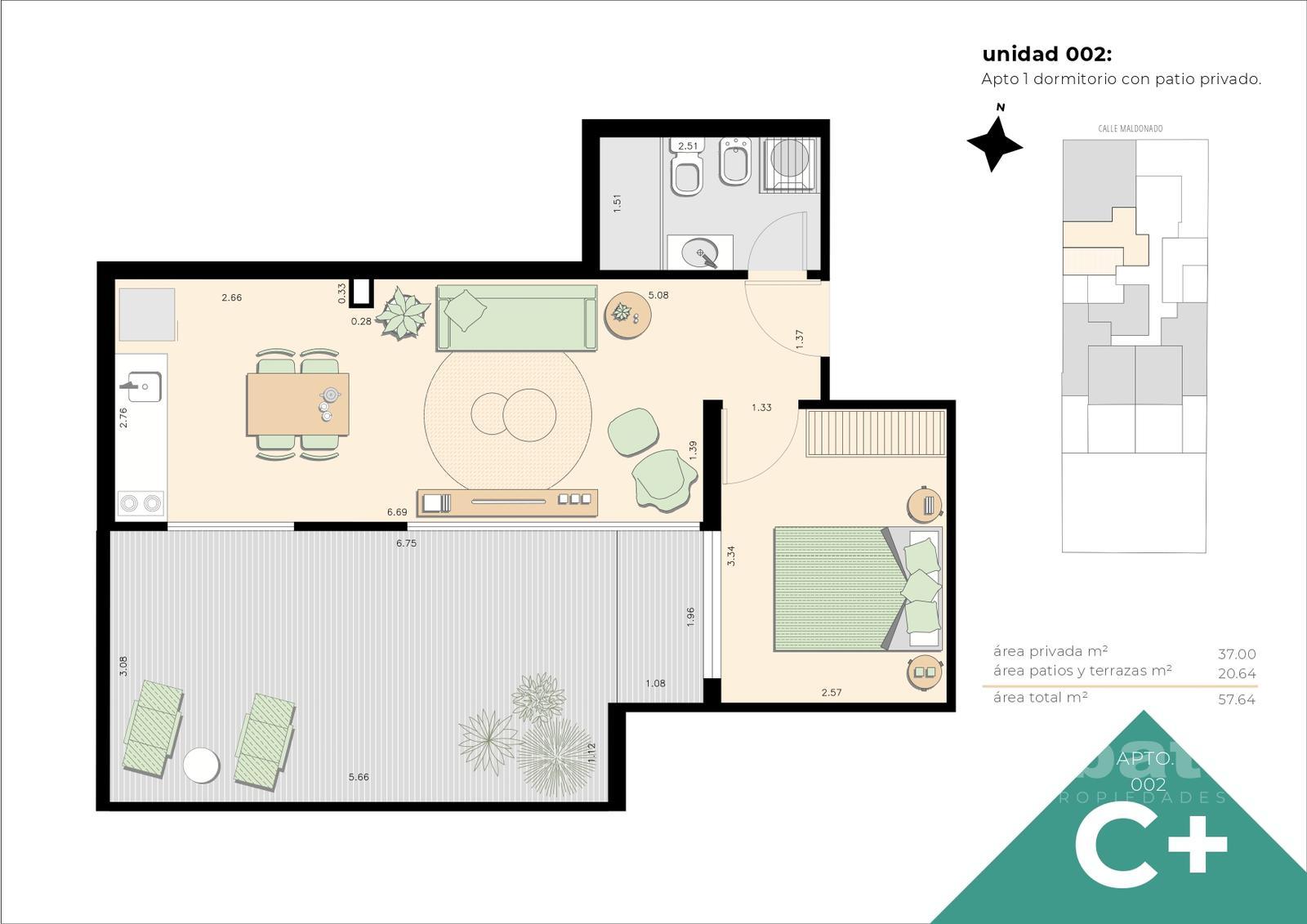 Apartamento en Barrio Sur, propiedad 273883 -Imagen 25