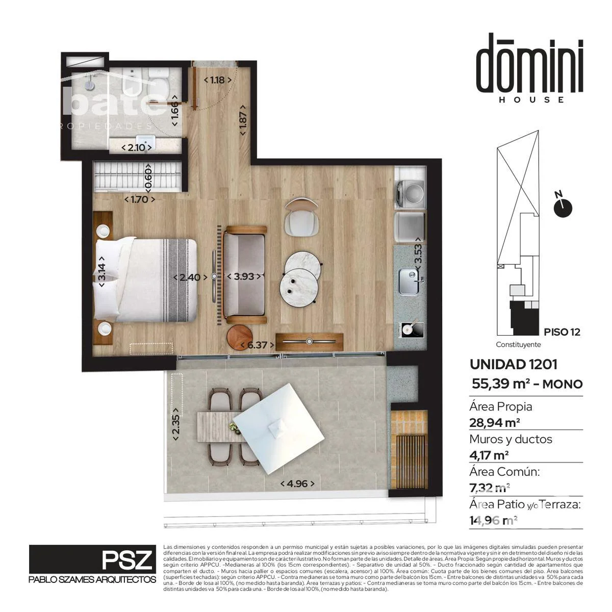 Apartamento en Cordón, propiedad 273924 -Imagen 9