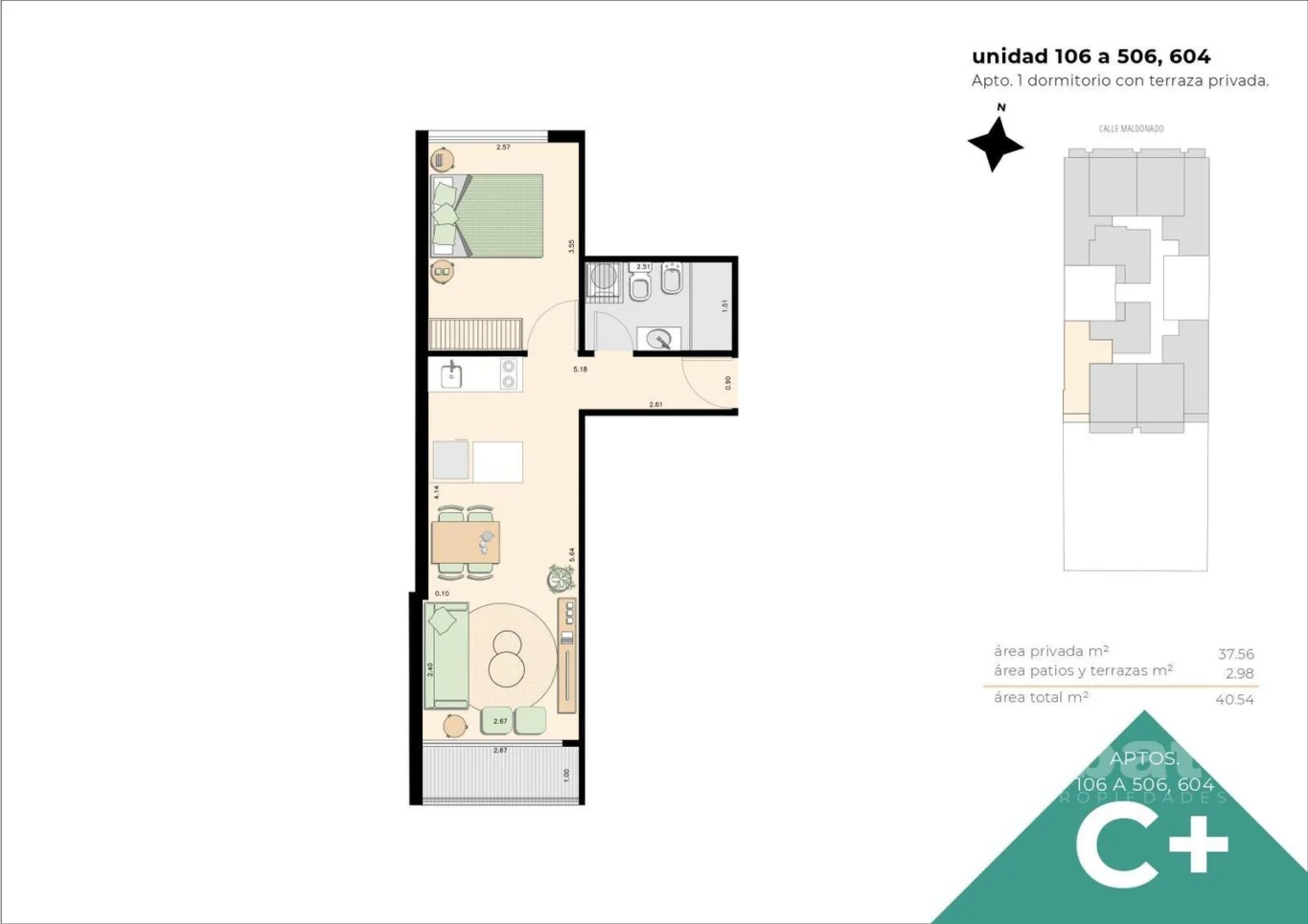 Apartamento en Barrio Sur, propiedad 289603 -Imagen 14