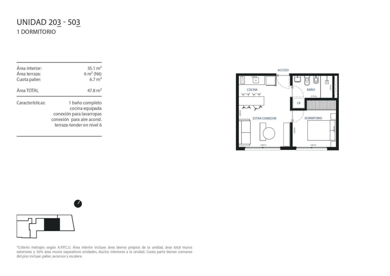 Apartamento en La Blanqueada, propiedad 300948 -Imagen 14