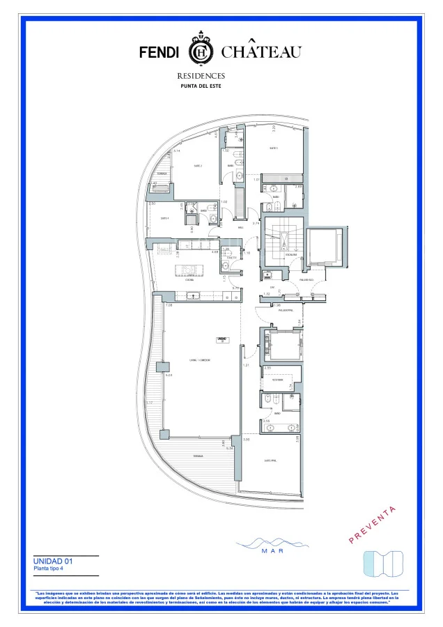 Apartamento en Playa Mansa, propiedad 277764 -Imagen 12