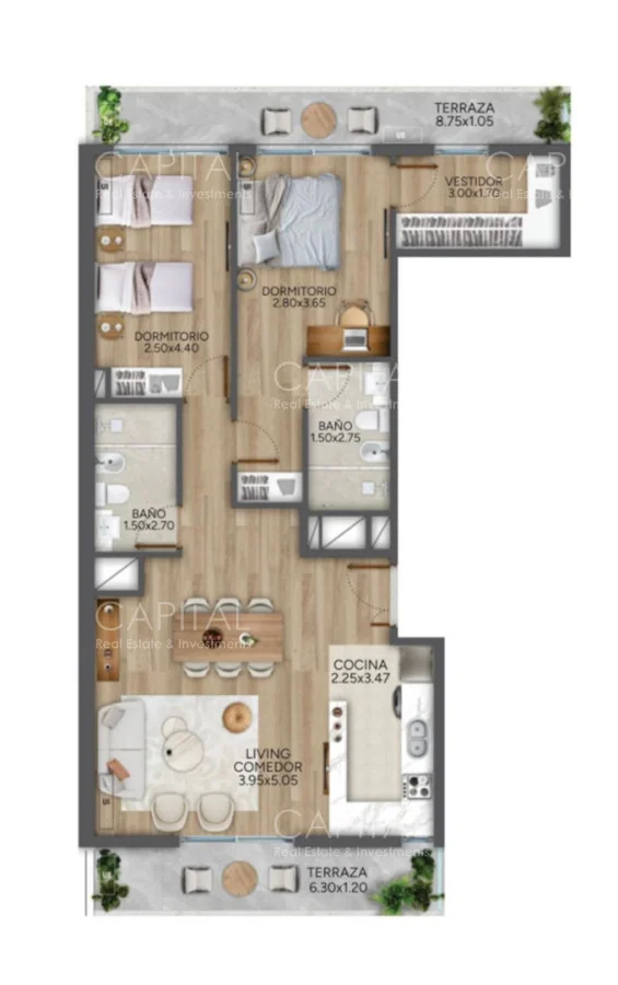 Apartamento en Parque Rodó, propiedad 277838 -Imagen 13