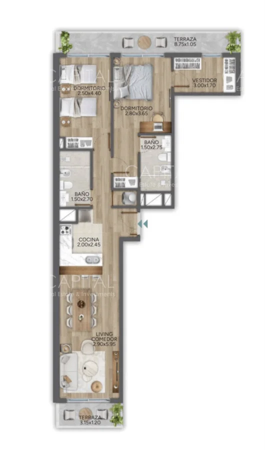 Apartamento en Parque Rodó, propiedad 277847 -Imagen 13
