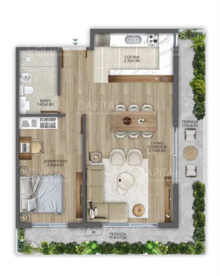 Apartamento en Parque Rodó, propiedad 277850 -Imagen 9