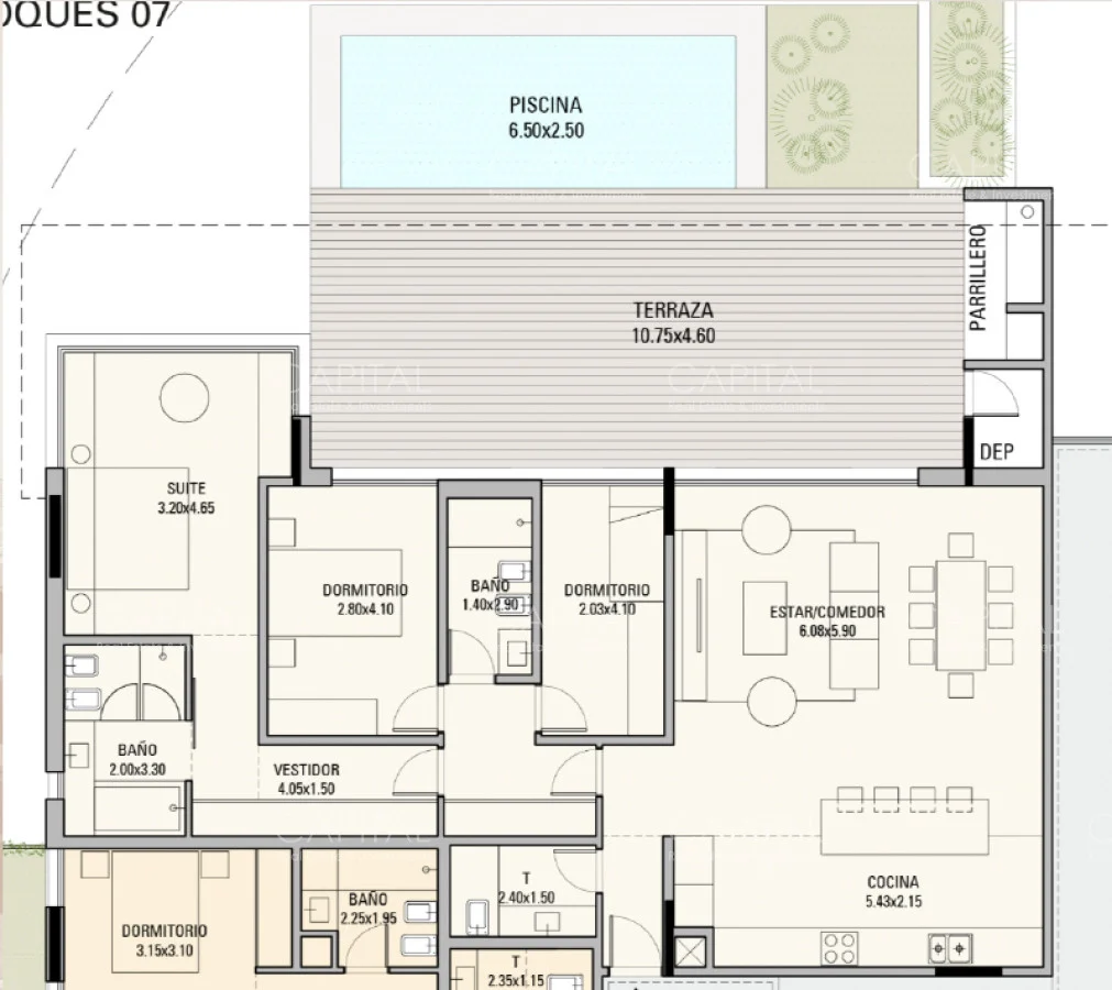 Apartamento en Manantiales, propiedad 277886 -Imagen 11