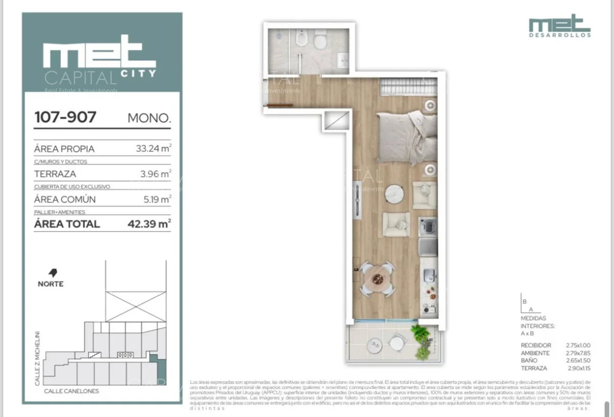 Apartamento en Centro, propiedad 277976 -Imagen 1