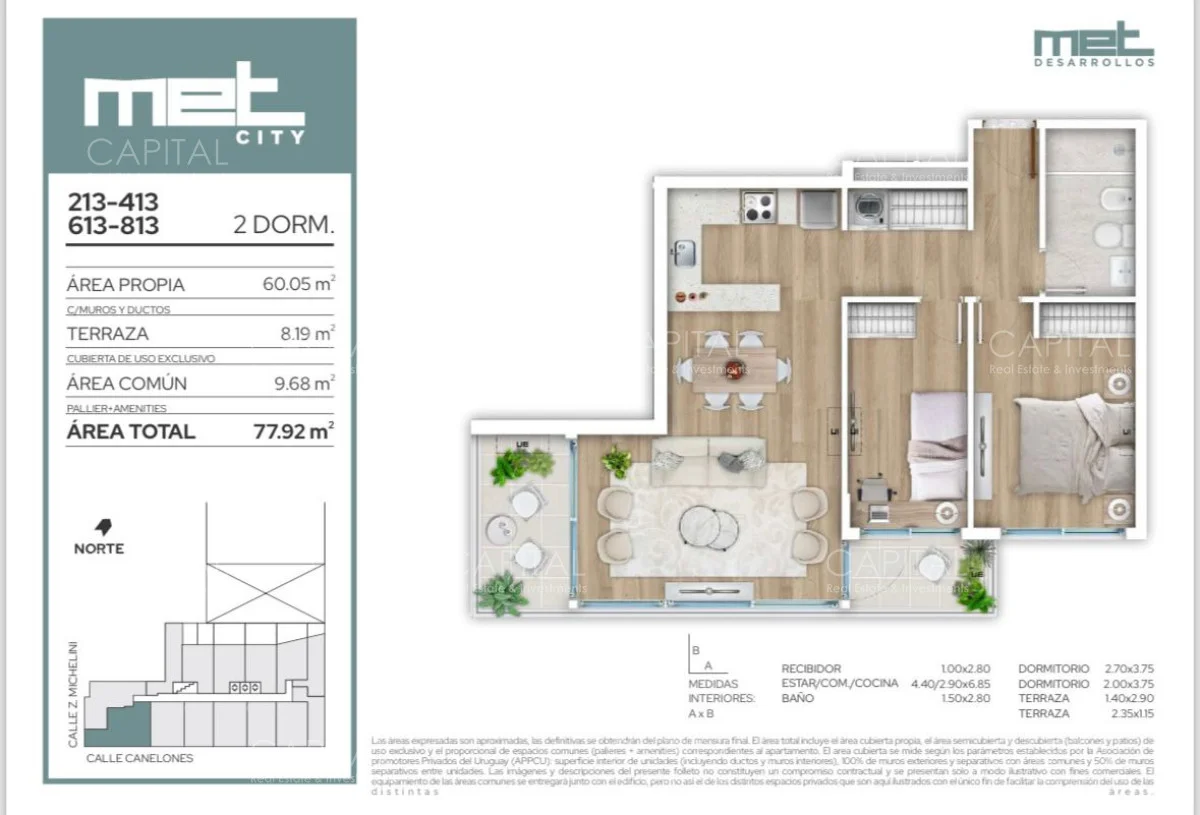Apartamento en Centro, propiedad 277978 -Imagen 1