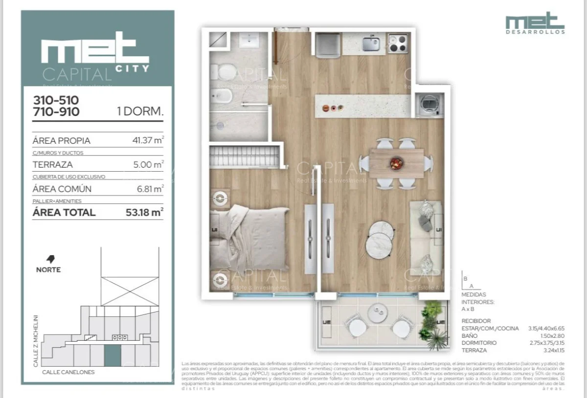 Apartamento en Centro, propiedad 277980 -Imagen 1