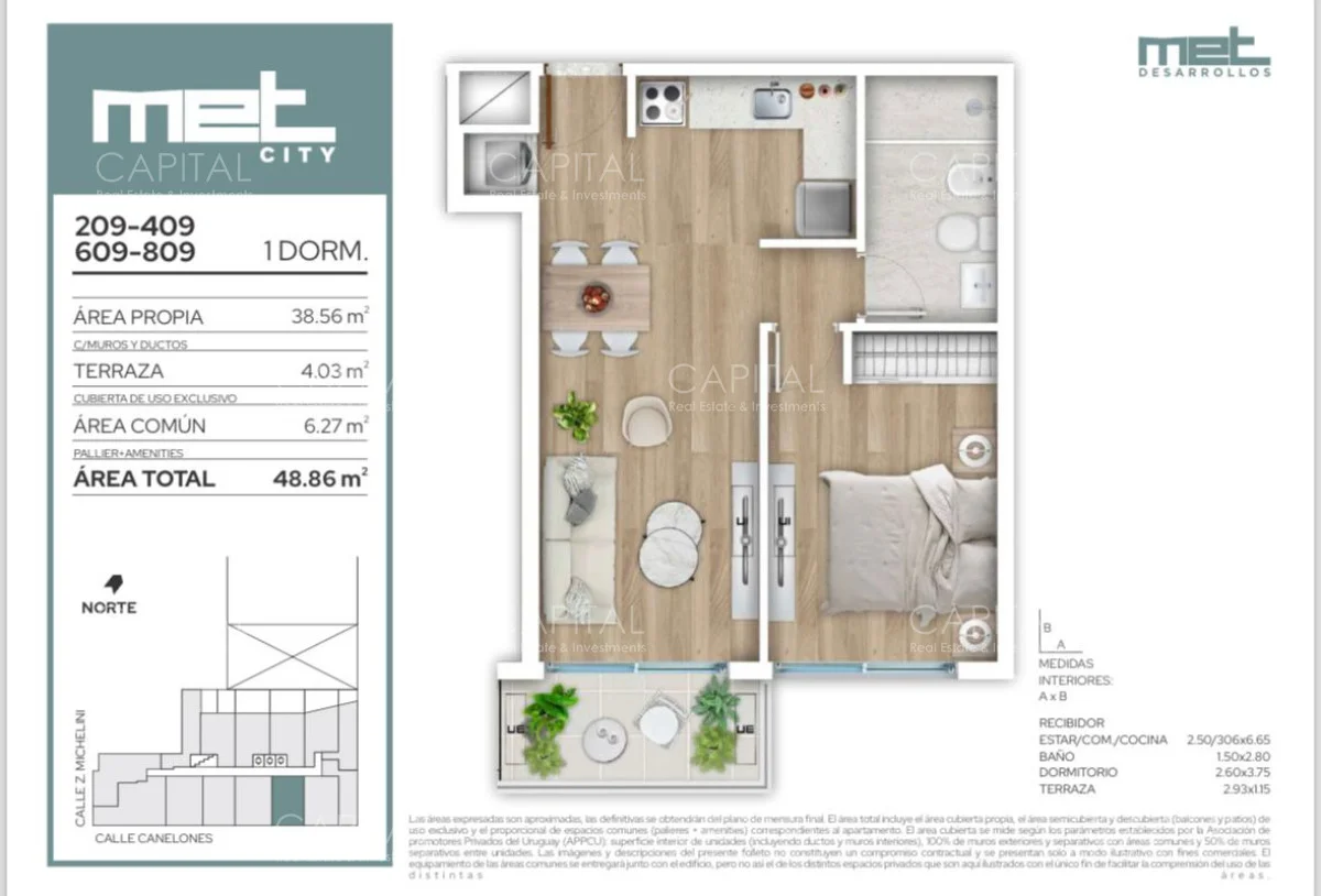 Apartamento en Centro, propiedad 277983 -Imagen 1