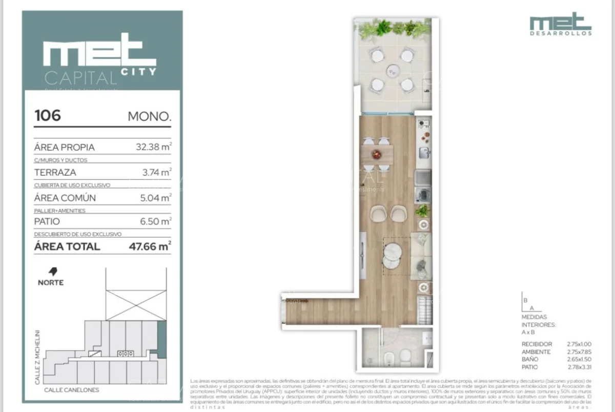 Apartamento en Centro, propiedad 277989 -Imagen 1