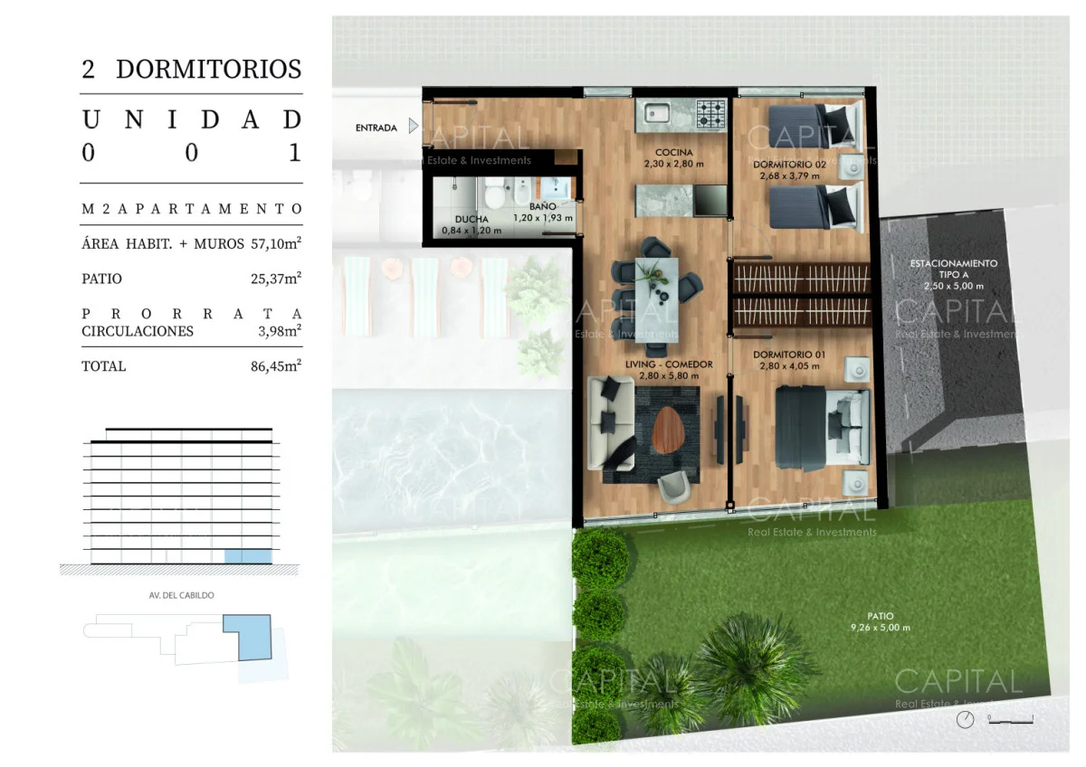 Apartamento en Roosevelt, propiedad 278019 -Imagen 2