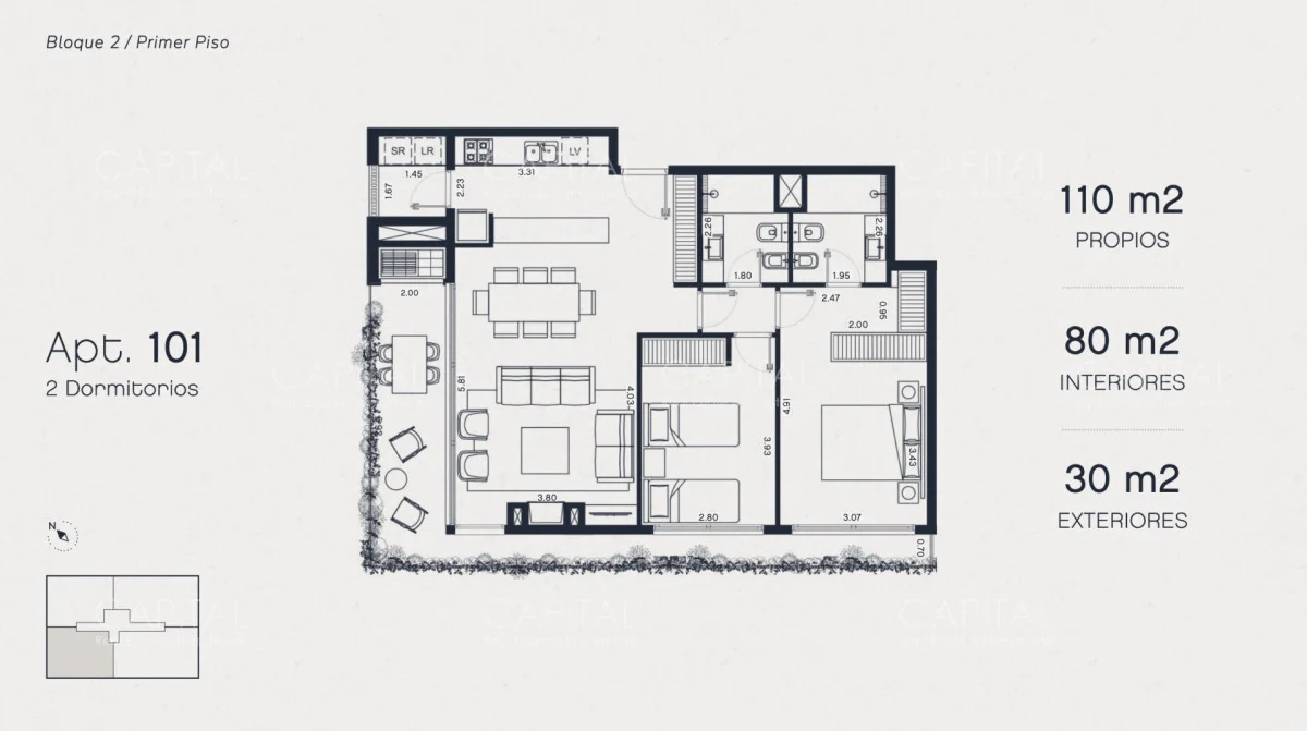 Apartamento en Montoya, propiedad 278280 -Imagen 2