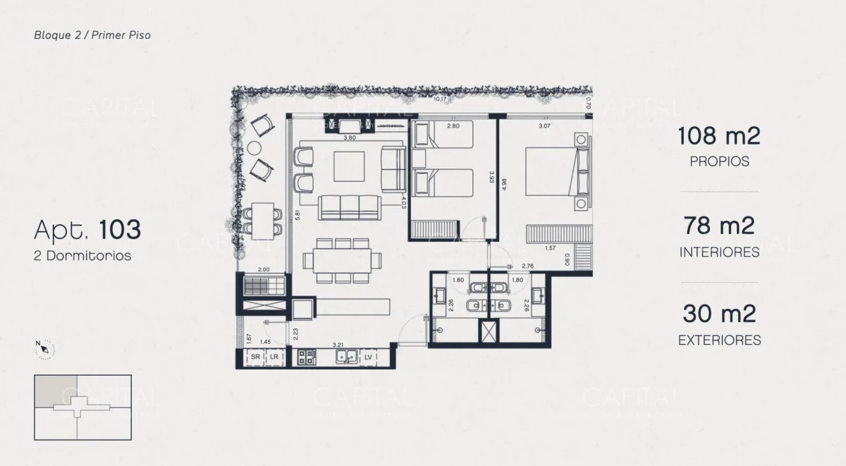 Apartamento en Montoya, propiedad 278397 -Imagen 2