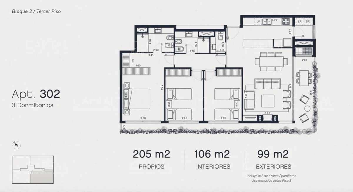 Apartamento en Montoya, propiedad 278399 -Imagen 2