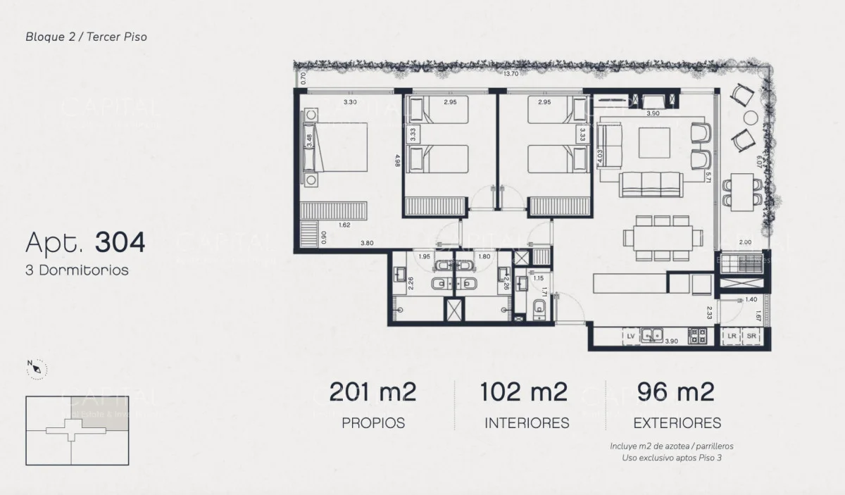 Apartamento en Montoya, propiedad 278401 -Imagen 2