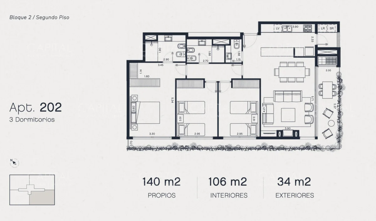 Apartamento en Montoya, propiedad 278403 -Imagen 2