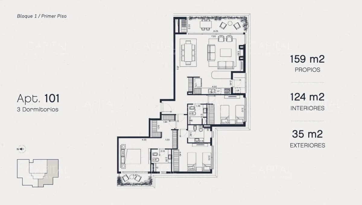 Apartamento en Montoya, propiedad 278405 -Imagen 2