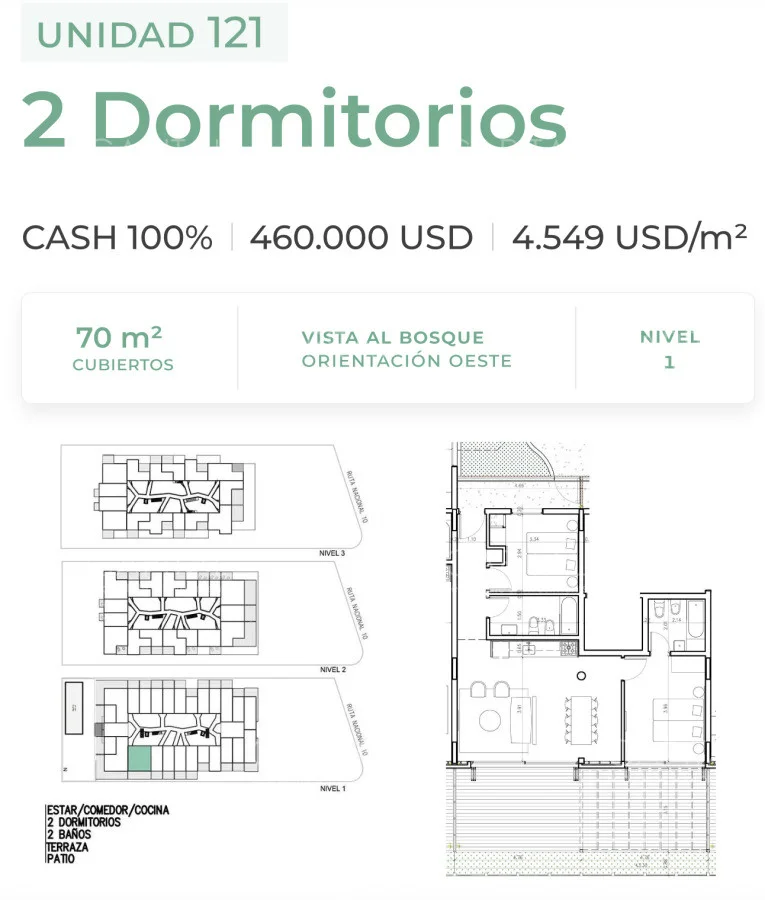 Apartamento en José Ignacio, propiedad 278480 -Imagen 2