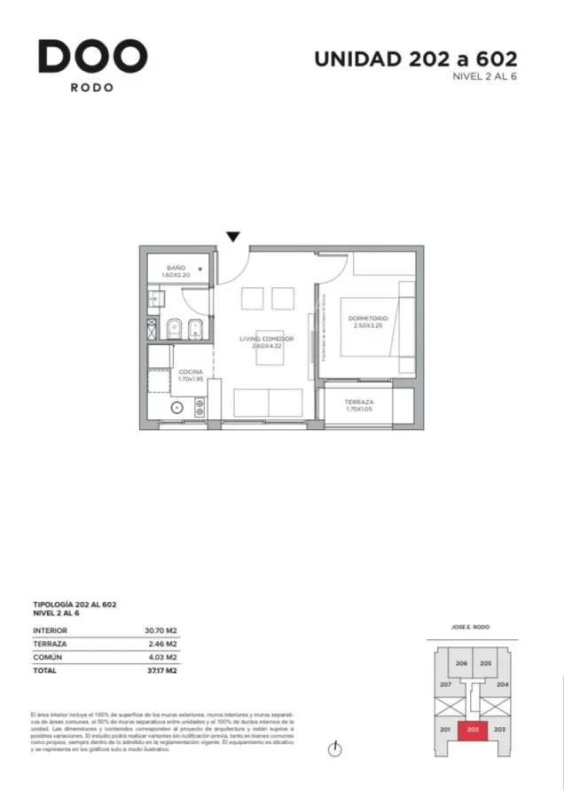 Apartamento en Cordón, propiedad 278509 -Imagen 6