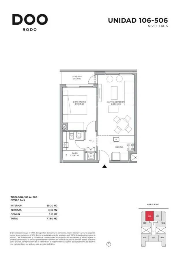Apartamento en Cordón, propiedad 278510 -Imagen 6