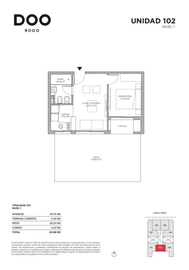 Apartamento en Cordón, propiedad 278512 -Imagen 6