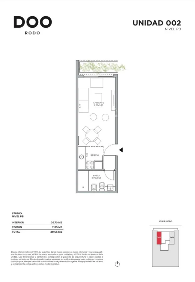 Apartamento en Cordón, propiedad 278829 -Imagen 6