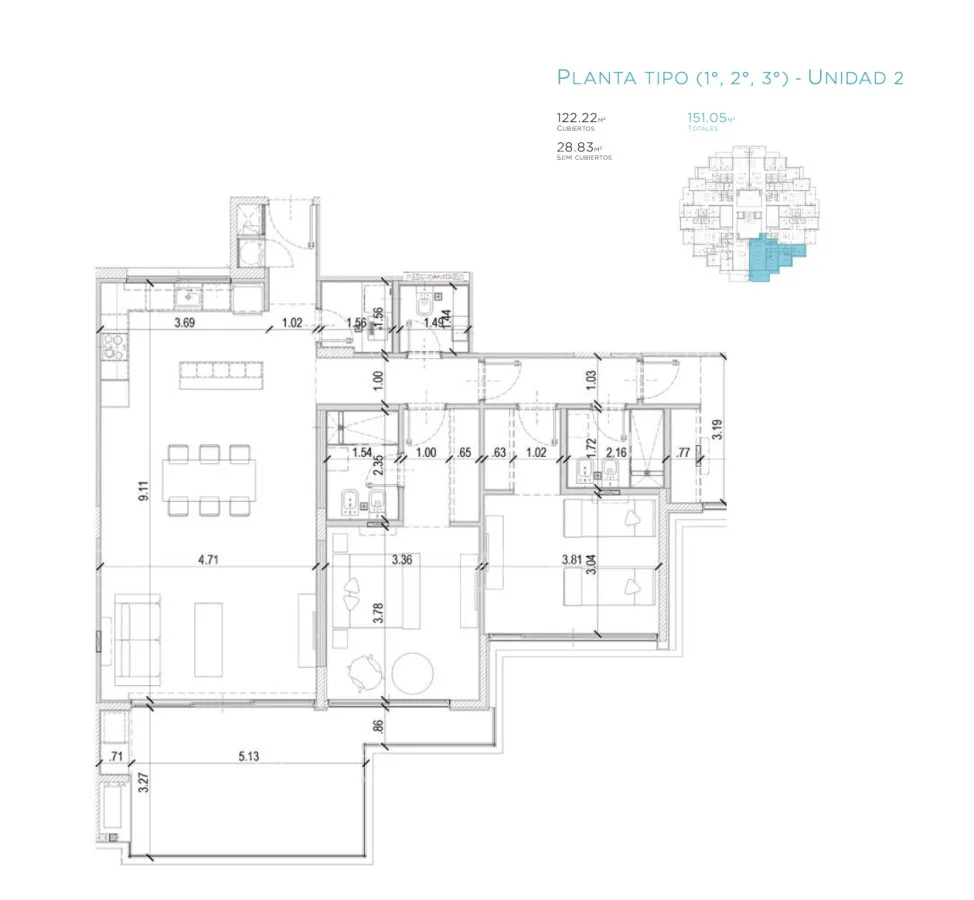 Apartamento en Manantiales, propiedad 278868 -Imagen 2