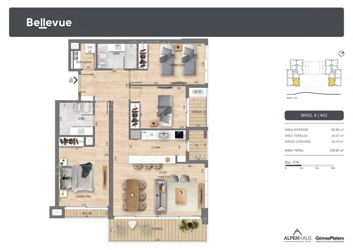 Apartamento en Carrasco Este, propiedad 278929 -Imagen 3
