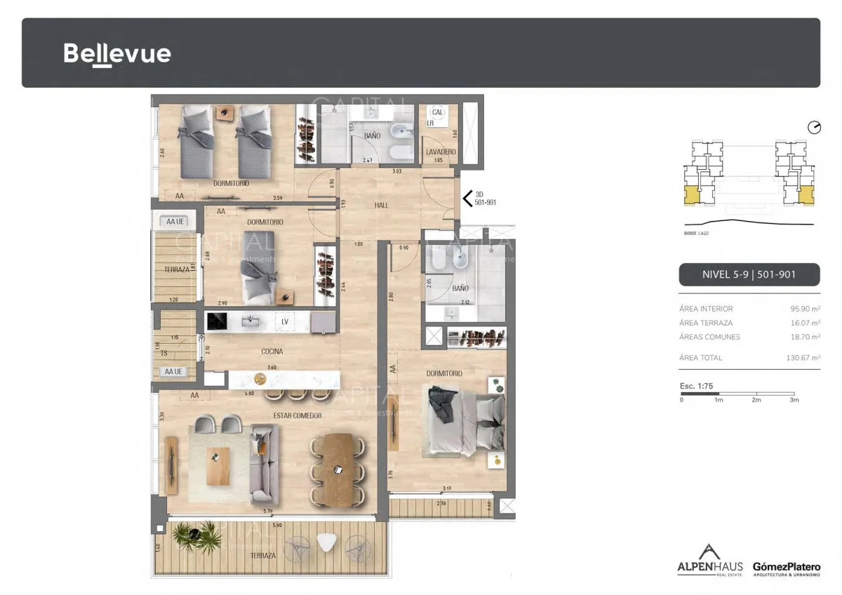 Apartamento en Carrasco Este, propiedad 278932 -Imagen 5