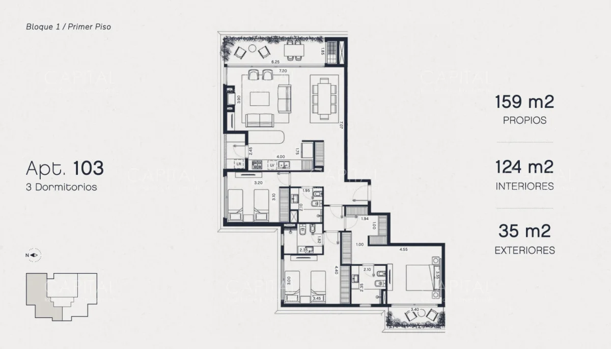Apartamento en Montoya, propiedad 279239 -Imagen 2