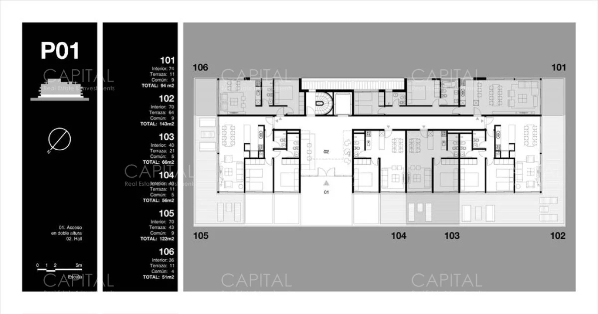 Apartamento en Playa Mansa, propiedad 281813 -Imagen 20