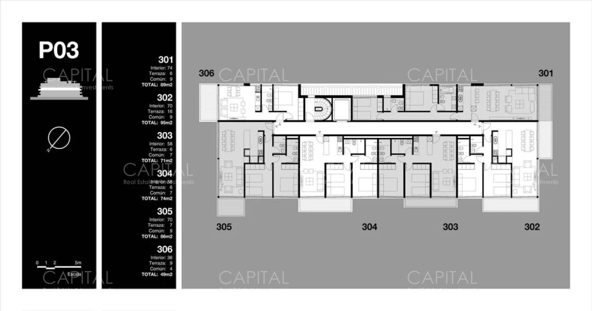 Apartamento en Playa Mansa, propiedad 281813 -Imagen 22