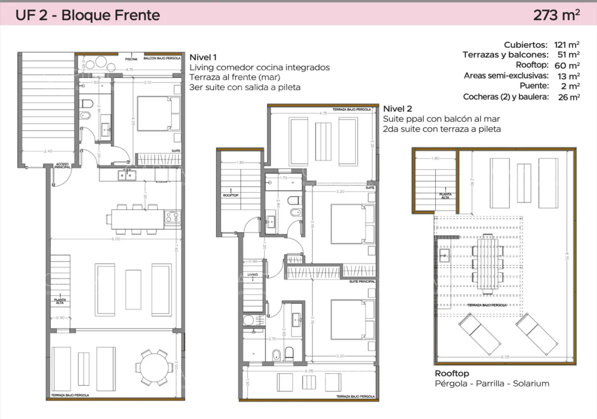Apartamento en Manantiales, propiedad 281929 -Imagen 4