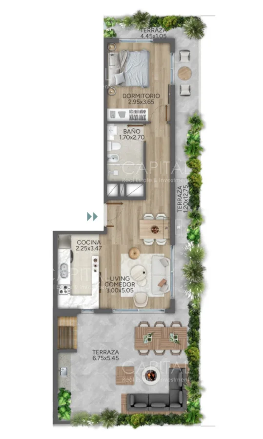 Apartamento en Parque Rodó, propiedad 284049 -Imagen 8